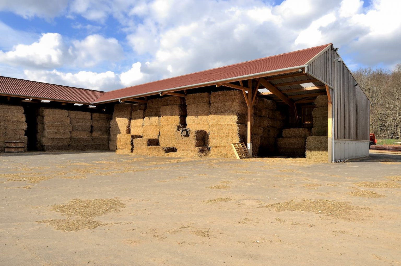 Construction d'une extension de bâtiment agricole au Haras de Bory (78)