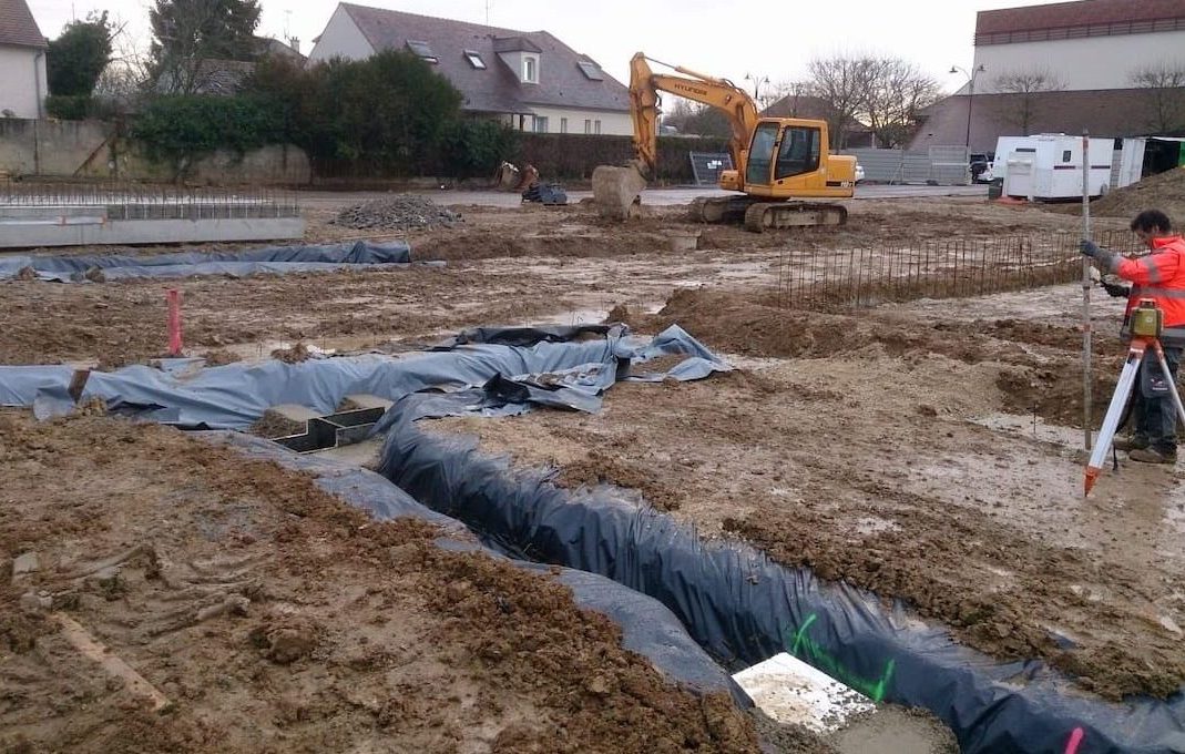 Construction d'un gymnase en macro-lot clos et couvert à bois d'Arcy - 78